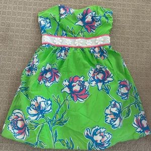 Lilly Pulitzer strapless dress